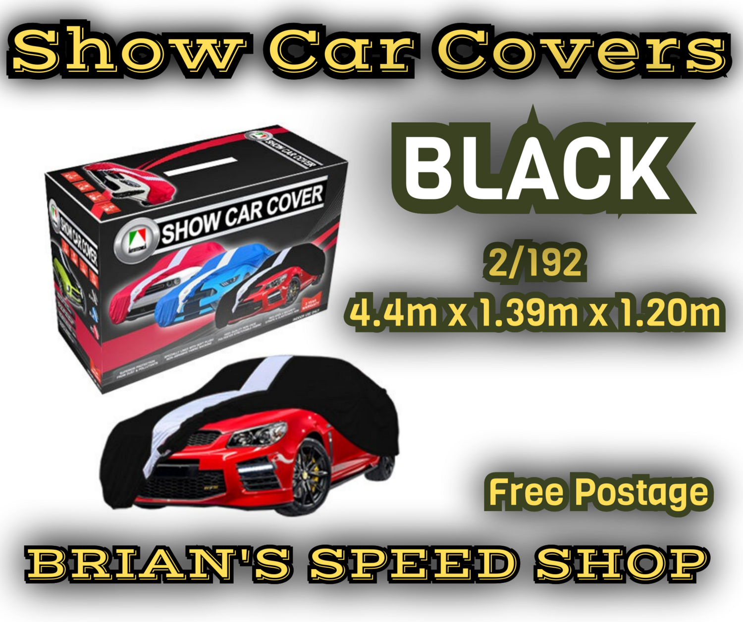 Autotecnica  Show Car Cover   2/ 192  4.4M Indoor Show Car Covers.  Security Straps. Free Shipping .$132.90 SKU 658