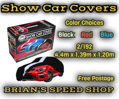 Autotecnica  Show Car Cover   2/ 192  4.4M Indoor Show Car Covers.  Security Straps. Free Shipping .$132.90 SKU 658