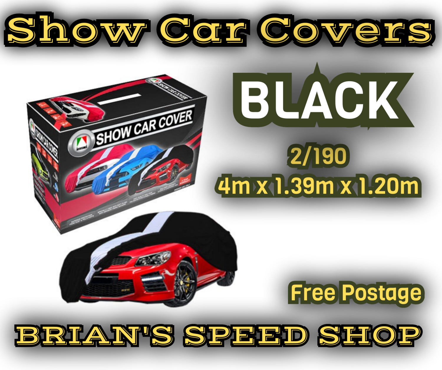 Autotecnica  Show Car Cover   2/ 190  4M Indoor Show Car Covers.  Security Straps. Free Shipping .$129.00 SKU 536