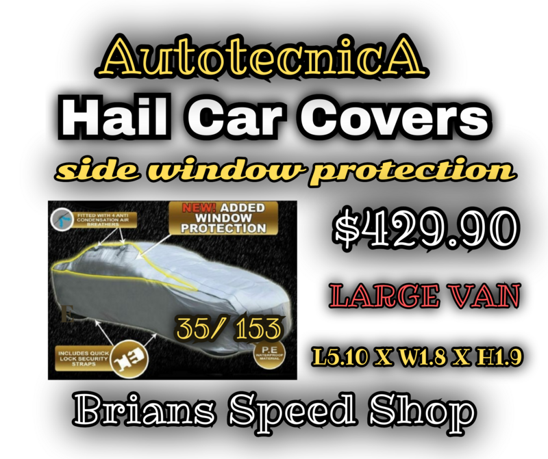 Autotecnica Side Window Protection Evolution 35/153 -Large VAN Premium Hail Cover L5.1W1.8 H1.9  Free Shipping SKU 487 $429.90