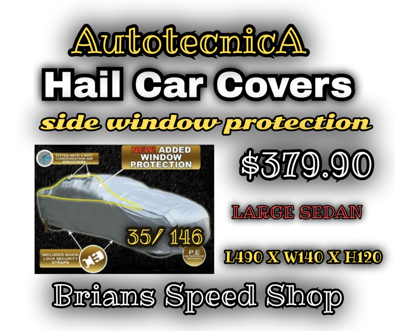 Autotecnica Side Window Protection Evolution 35/146 Sedan Large Premium Hail Cover 4.90M  Free Shipping SKU 487 $379.90