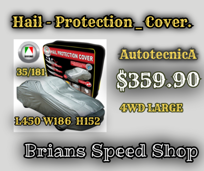 Evolution   35/181 - 5.4m  Hail Protection  X-Large 4WD Waterproof  Car  Cover  Free Shipping $359.90. SKU