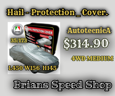 Evolution   35/173 - 4.5m  Hail Protection  Medium 4WD Waterproof  Car  Cover  Free Shipping $314.90. SKU