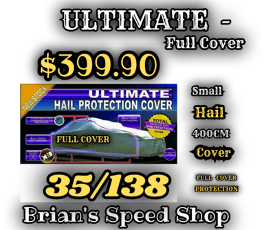 Autotecnica  Ultimate Hail Protection Cover 35/138 Small Hail  Cover 400 cm.   Free Shipping.  SKU 496 $ 399.90