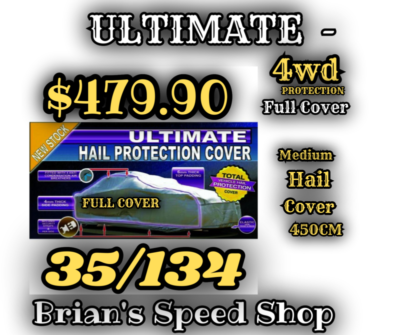 Autotecnica  Ultimate Hail 4WD Protection Cover 35/134 Medium  Hail  Cover 450 cm.  .  SKU 498 $ 479.90