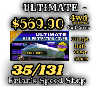 Autotecnica  4WD Ultimate Hail Protection Cover 35/131 4WD X-Large Hail  Cover 540 cm.   Free Shipping. SKU500 $ 569.90