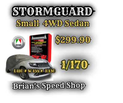 Autotecnica  1/170 - 4WD   Small  Stormguard  Waterproof   Car Covers  Brians Speed Shop $279.90 SKU472