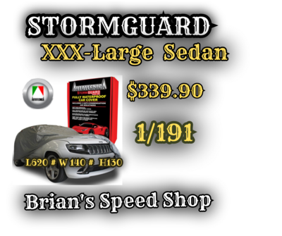 Autotecnica  1/191 - XXX Large 6.2m  Stormguard  Waterproof   Car Covers  Brians Speed Shop $339.90 SKU297