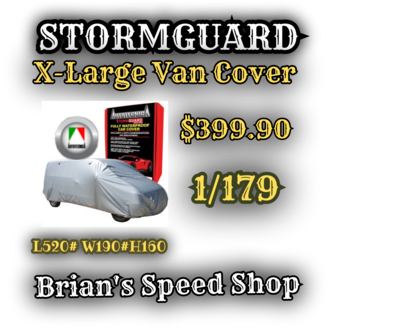 Autotecnica  1/179 - 4WD   Van X-Large Stormguard  Waterproof   Car Covers  Brians   Speed  Shop  $399.90 SKU472