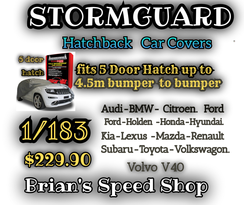 Autotecnica  1/183 - Hatchback 4.5m  Stormguard  Waterproof   Car Covers  Brians Speed Shop   $229.90 SKU291
