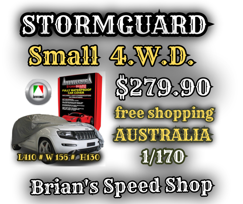 A1 STORMGUARD  1/170 - SMALL 4WD   WATERPROOF   CAR COVER  AUTOTECNICA  $279.90 SKU472