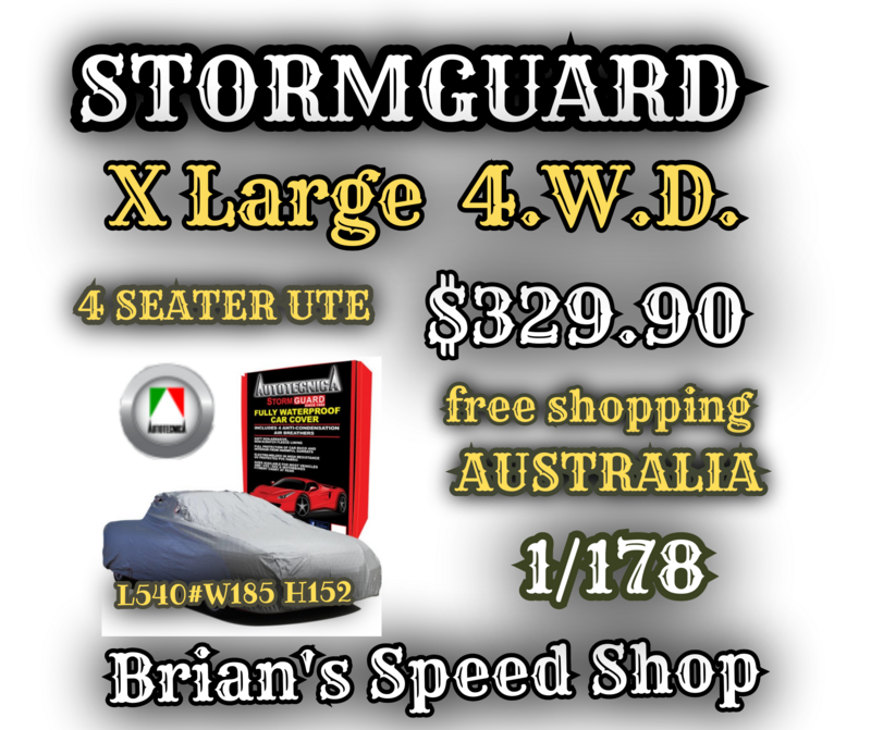 A5  STORMGUARD 1/178  4WD-4  4 SEATER UTE WATER PROOF CAR COVER  FREE SHIPPING AUTOTECNICA