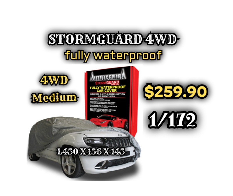 Stormguard  4WD   Large 1/172 fully waterproof Car Covers Free Shipping  $259.90