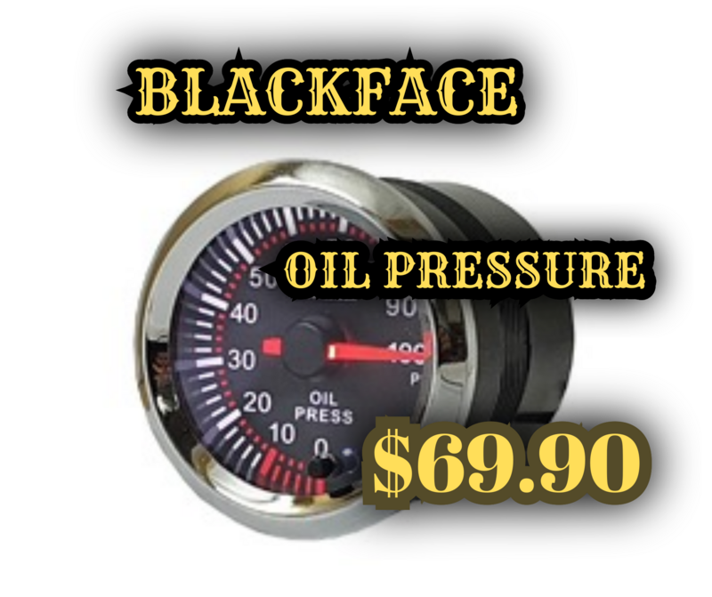'' Autotecnica 52 mm Digital Oil Pressure Gauge   / White Face  All Hardware Provided  Brians Speed Shop.   .$70.00. SKU568
