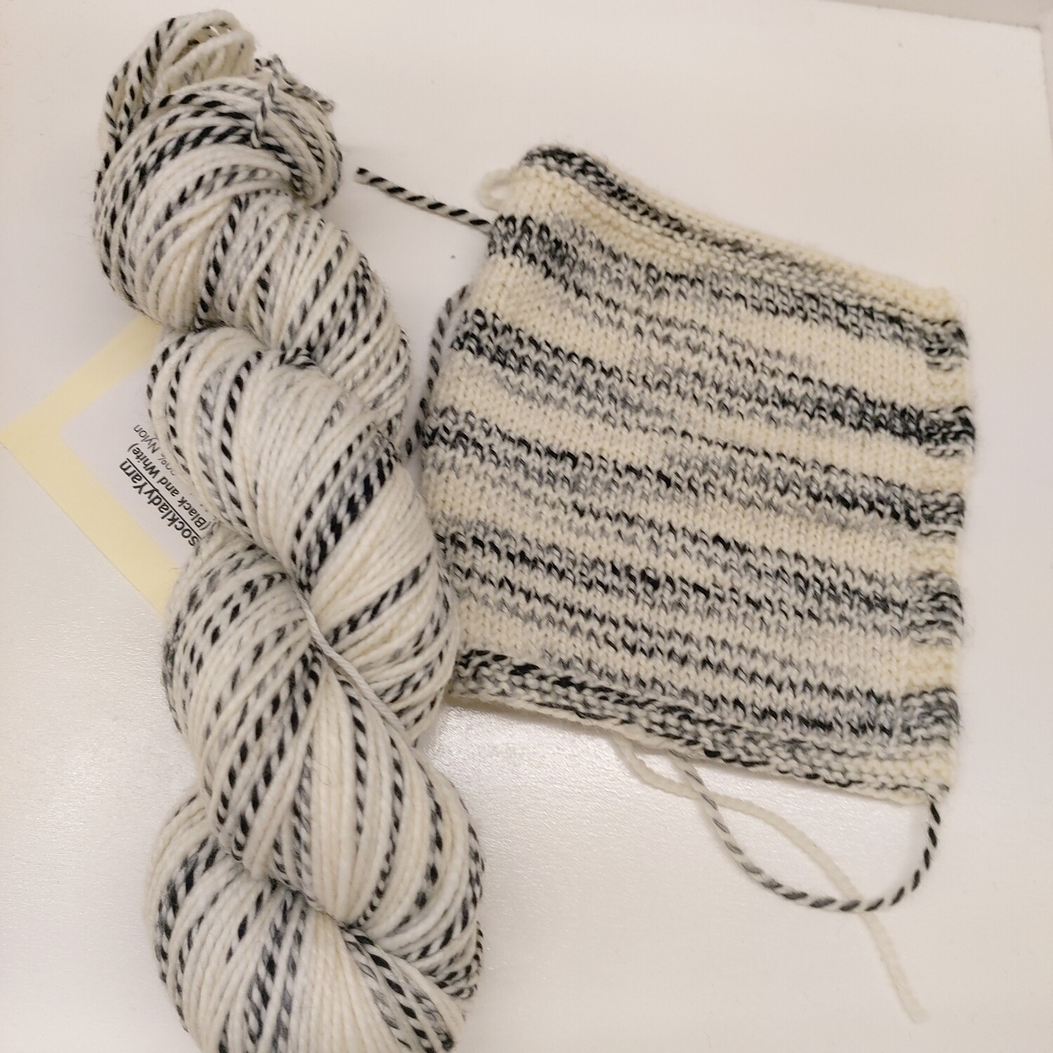 Zebra Sock ( Black and White )