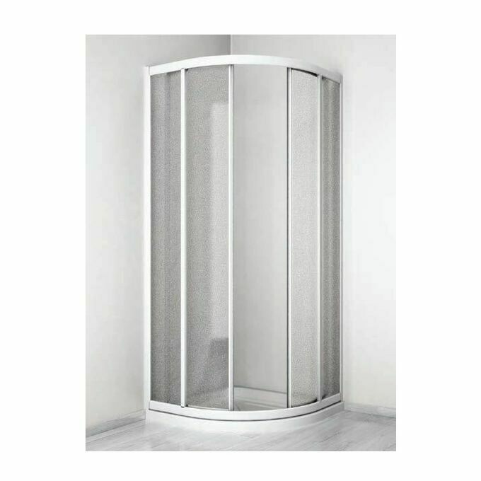 Paroi de douche demi-circulaire