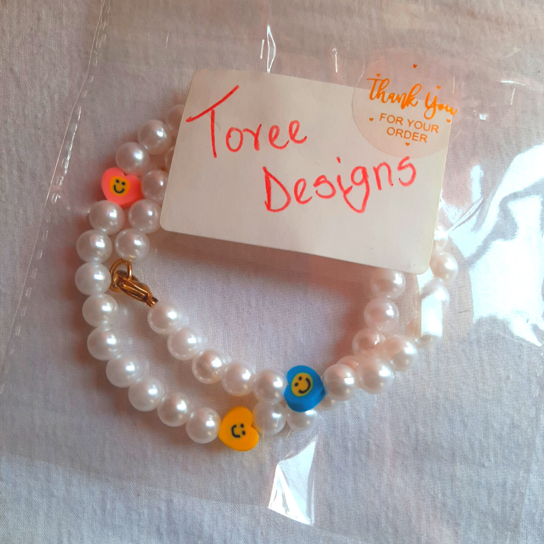 Colourful Pearl Necklace