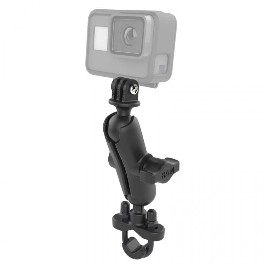 Handlebar Mount with 1" Ball Custom GoPro® Hero Adapter