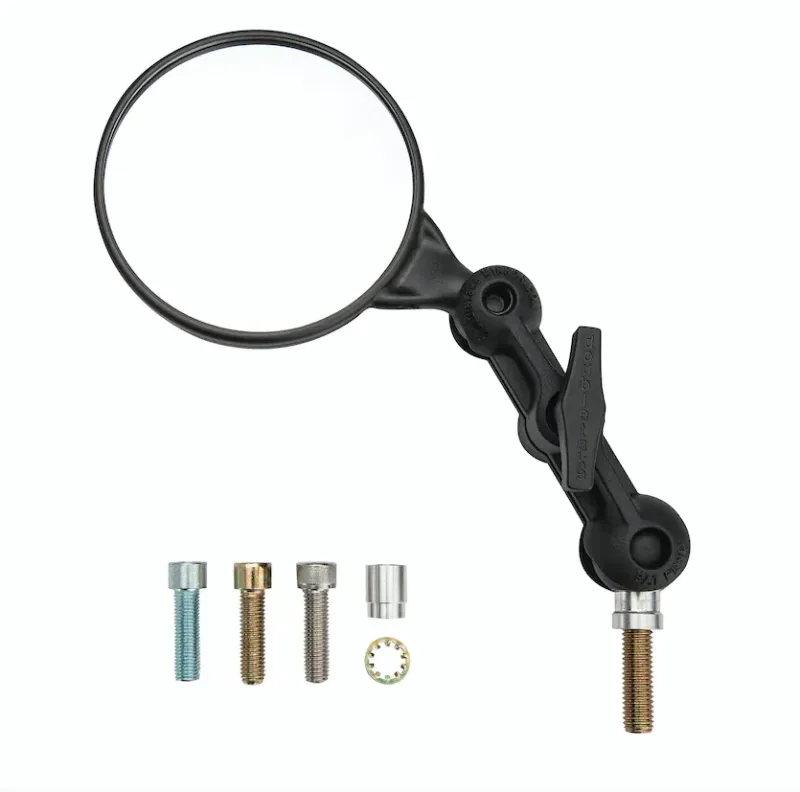 Double Take Scrambler Mirror (Dual sport set up) Includes Mounting Adaptors