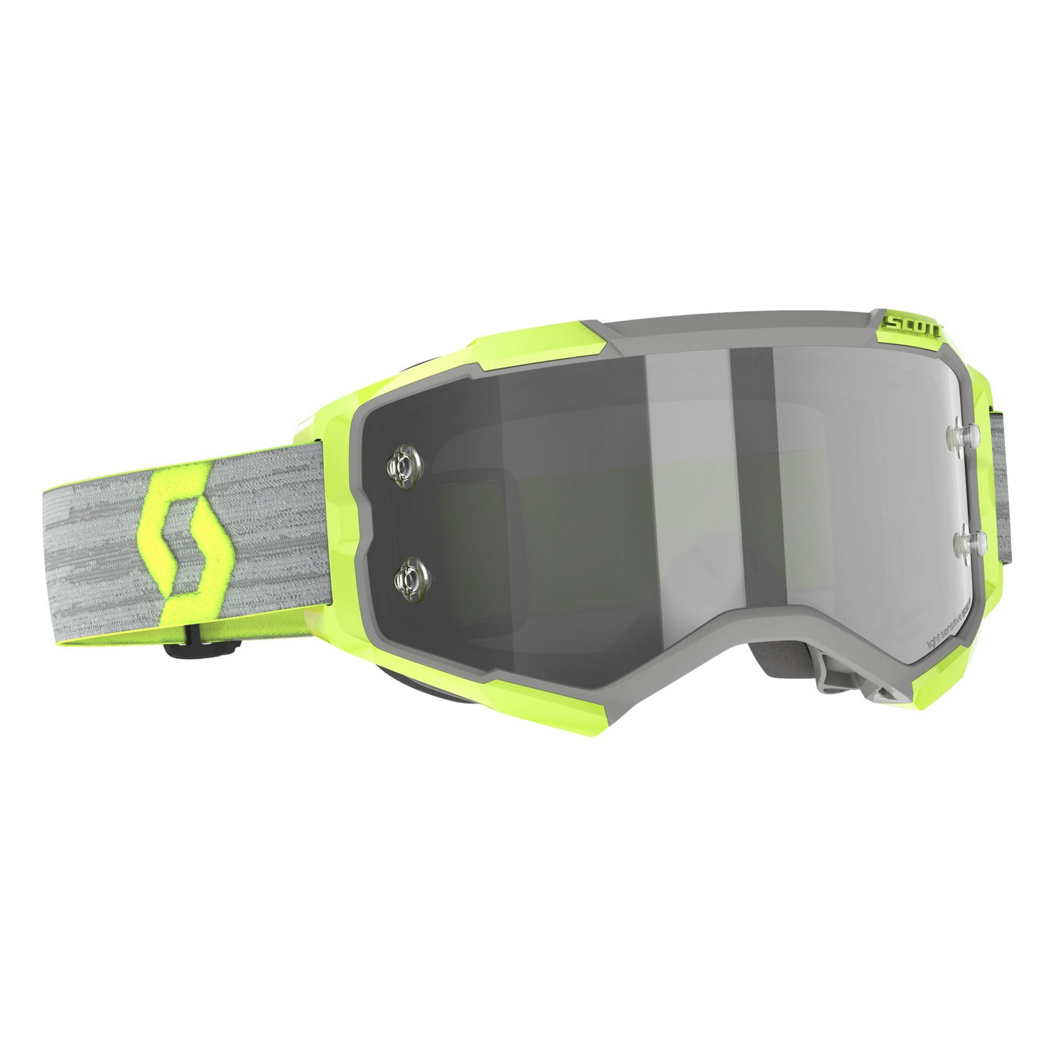 SCOTT FURY LIGHT SENSITIVE GOGGLE GREY/Yellow