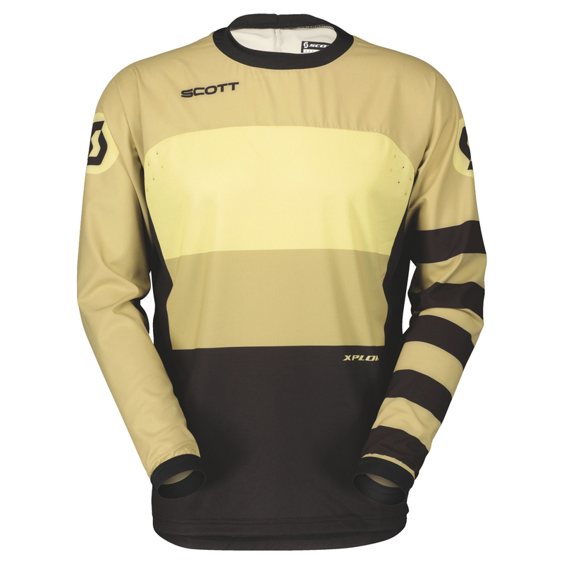 SCOTT X-PLORE SWAP JERSEY (beige tan/black Size Medium)