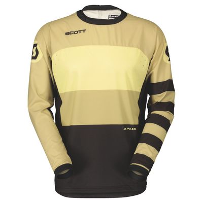 SCOTT X-PLORE SWAP JERSEY (beige tan/black Size Medium)