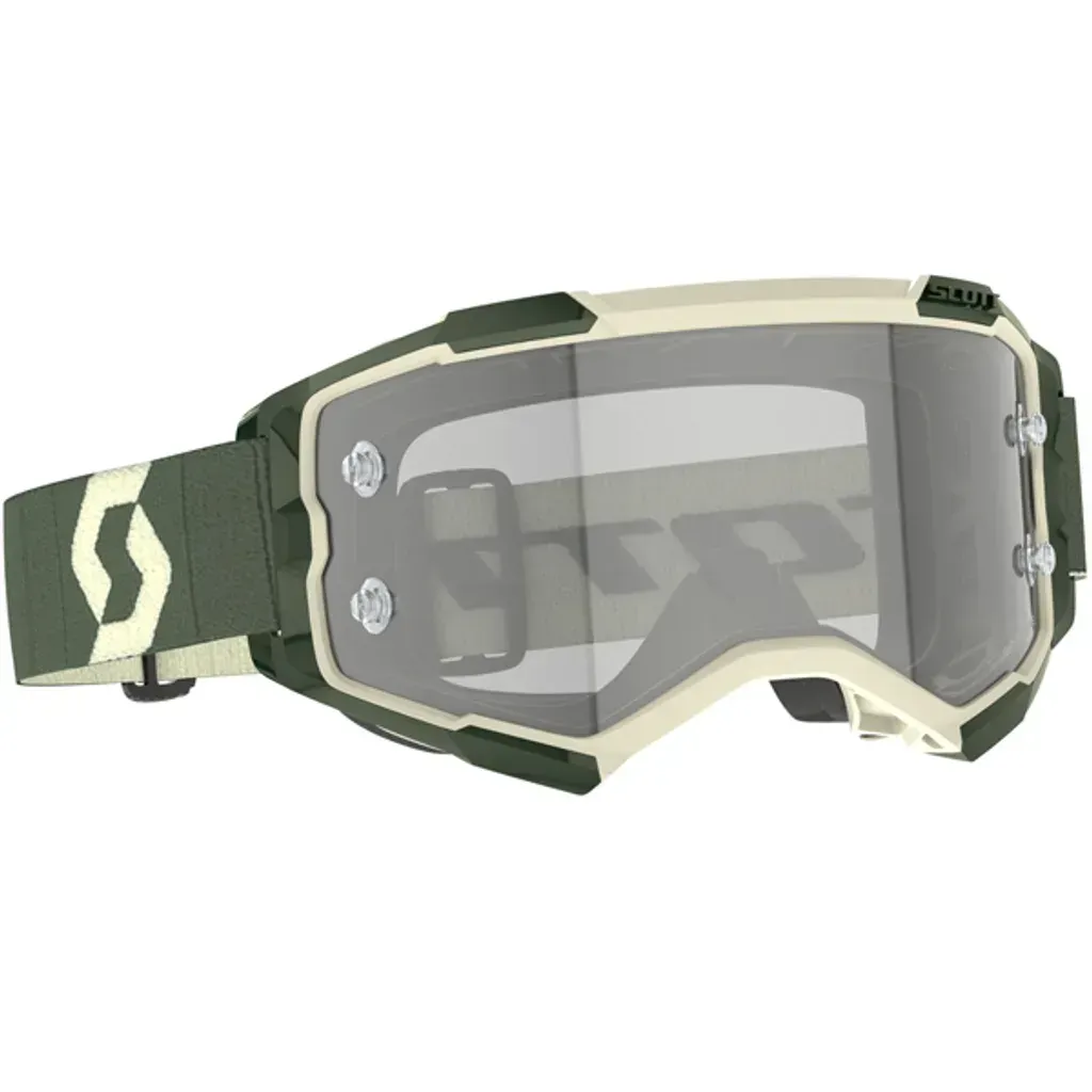 SCOTT Fury Light Sensitive Goggle -  kaki green / light sensitive grey works