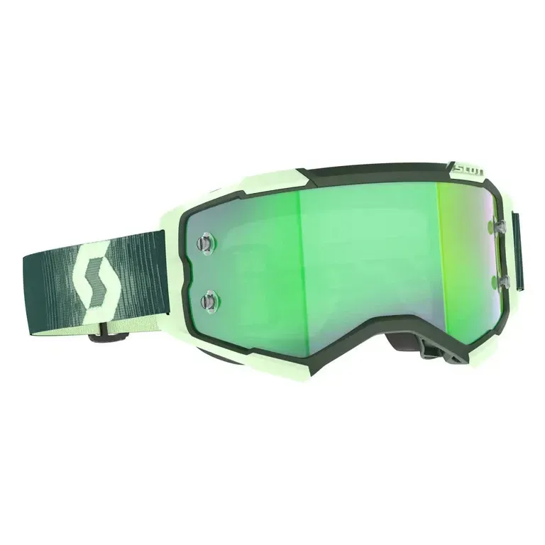 SCOTT Fury Goggle - dark green/mint green green chrome works SCOTT Fury Goggle - dark green/mint green green chrome works