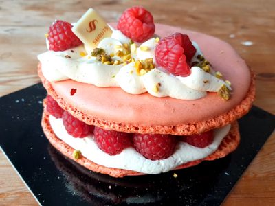 Macaron Framboos 4p