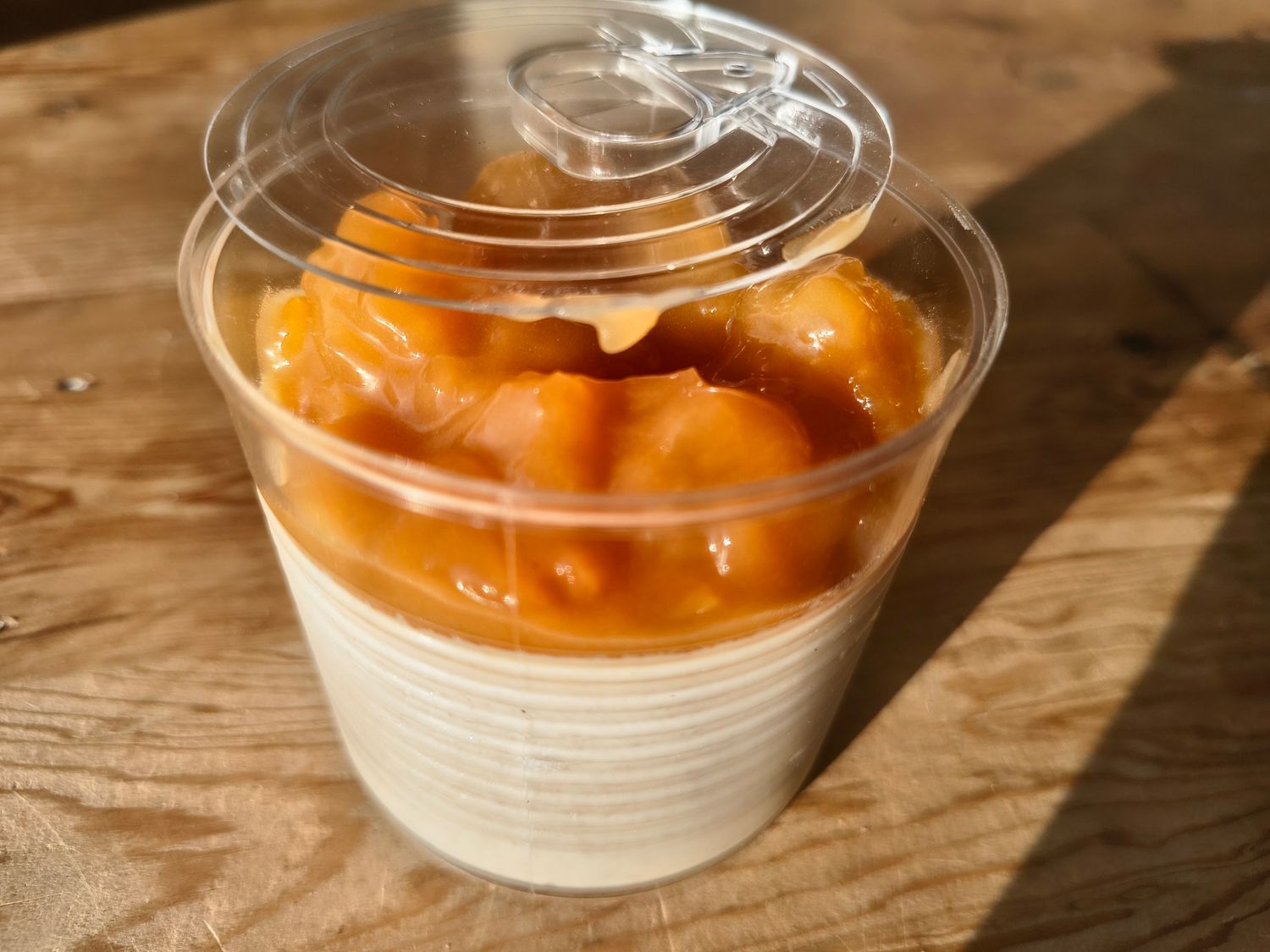 Potje Pannacotta met appel