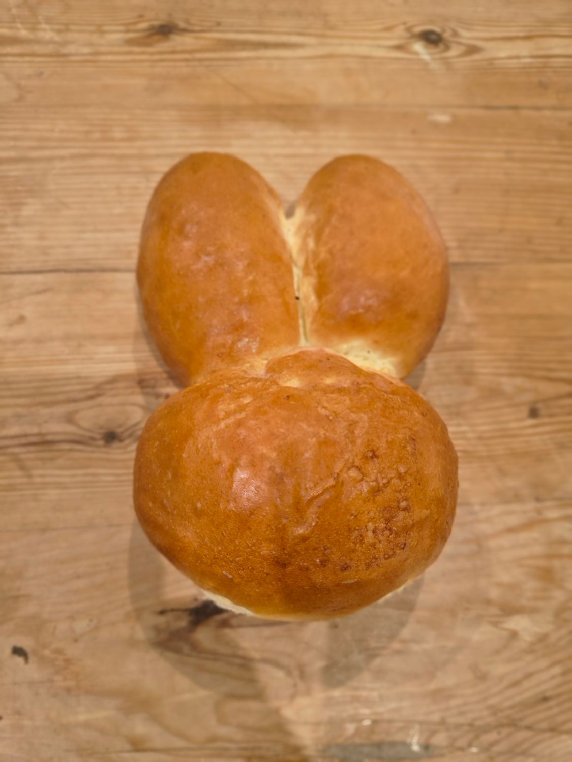 Konijn hoofd Brioche