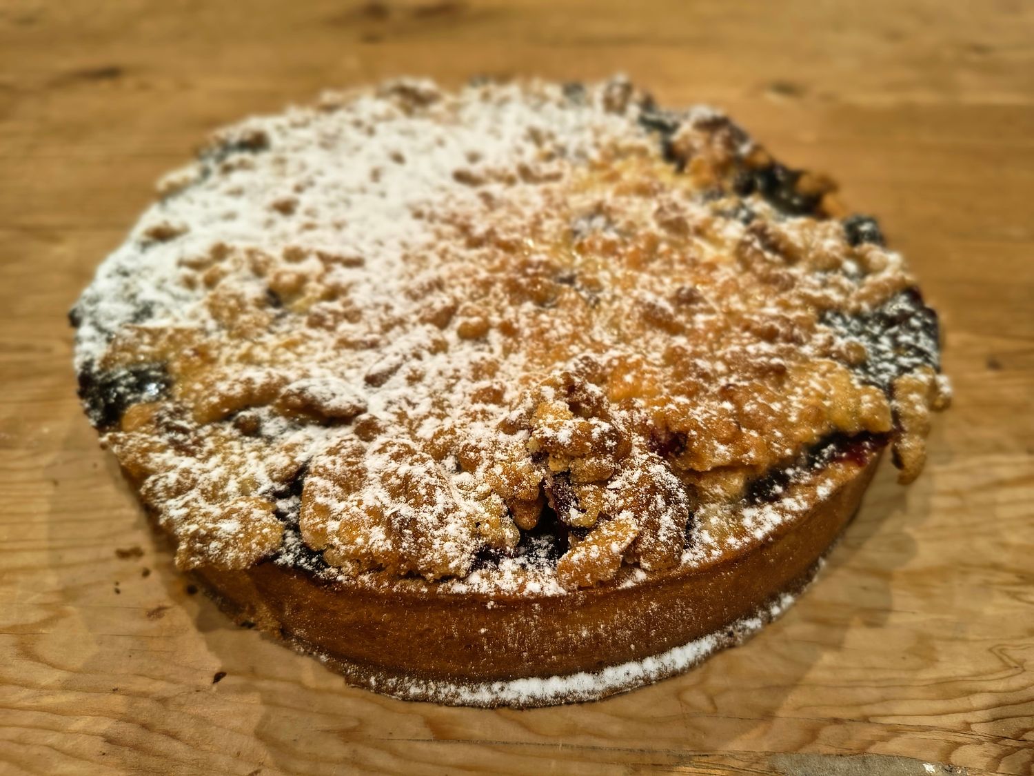 Krieken Crumble taart 6p