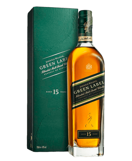 WHISKY GREEN LABEL SELLO VERDE 750 ML