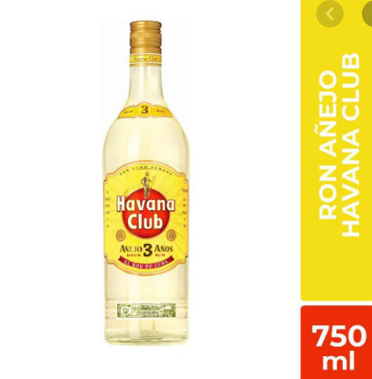 RON HAVANA CLUB AÑEJO 3 AÑOS 750 ML