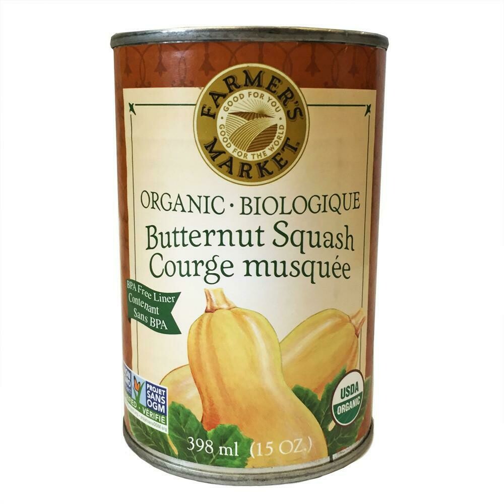 FARMERS MARKET Butternut Puree 398ml FARMERS MARKET Butternut Puree 398ml