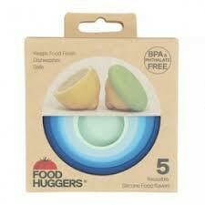 FOOD HUGGERS Ice Blue 5pc FOOD HUGGERS Ice Blue 5pc