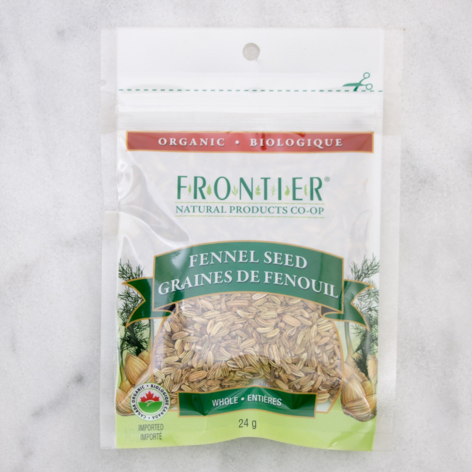 FRONTIER Whole Fennel Seeds 24g FRONTIER Whole Fennel Seeds 24g