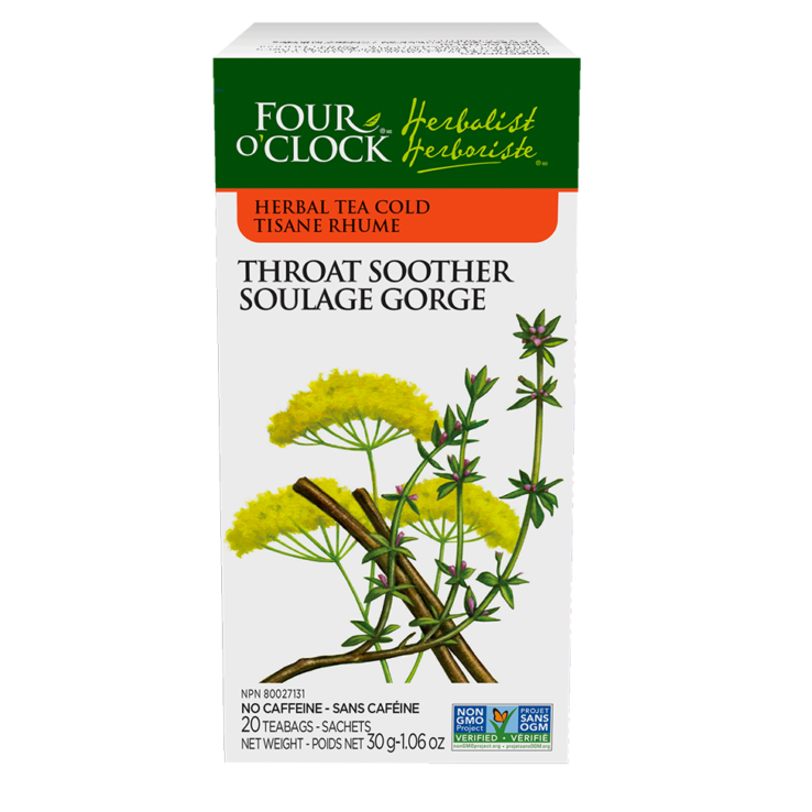 4 O’CLOCK TEA Throat Soother 20 bags 4 O’CLOCK TEA Throat Soother 20 bags