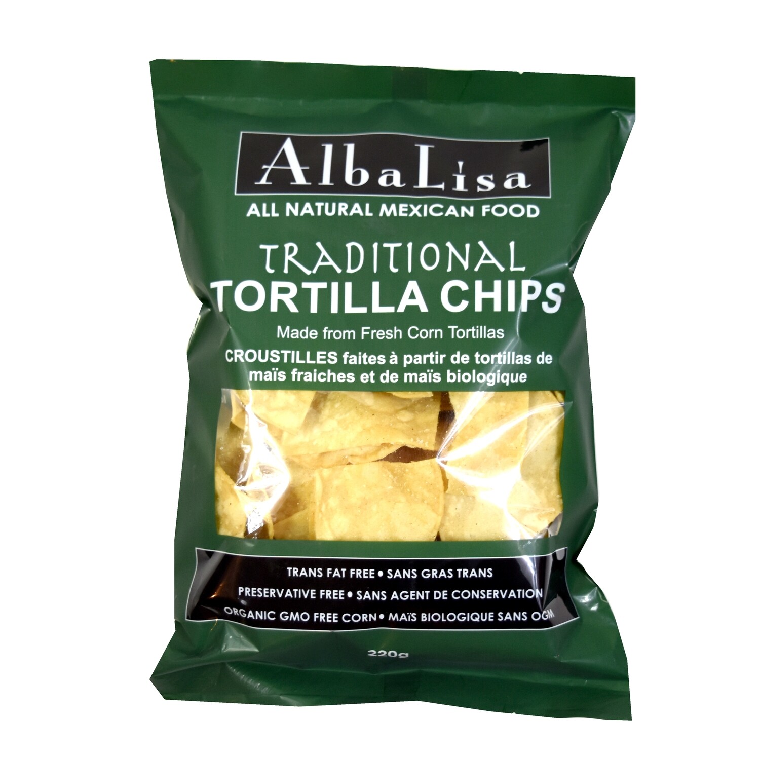 ALBA LISA Tortilla Chips Trad 220g ALBA LISA Tortilla Chips Trad 220g