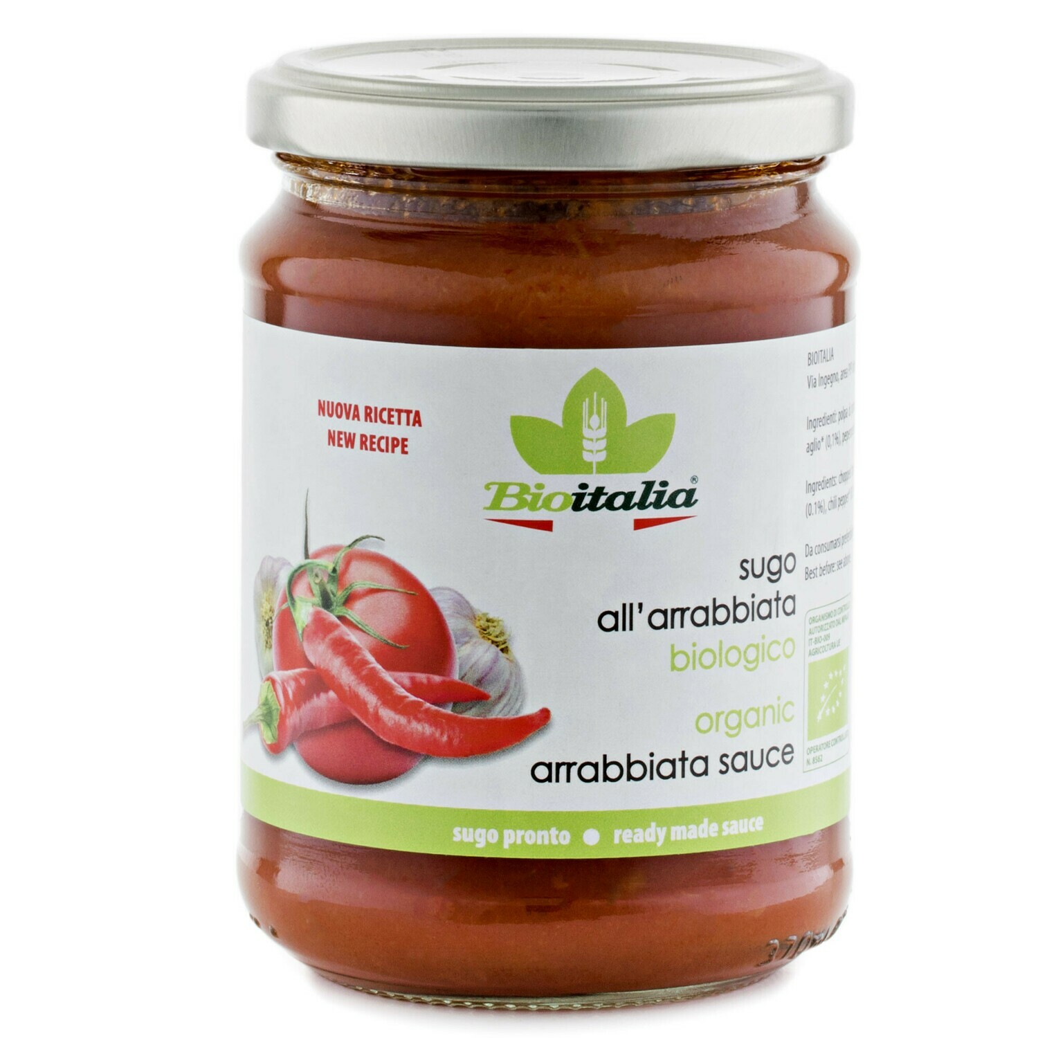BIOITALIA Arrabbiata Sauce 358ml BIOITALIA Arrabbiata Sauce 358ml