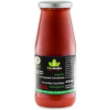 BIOITALIA Chopped Tomatoes 418ml BIOITALIA Chopped Tomatoes 418ml