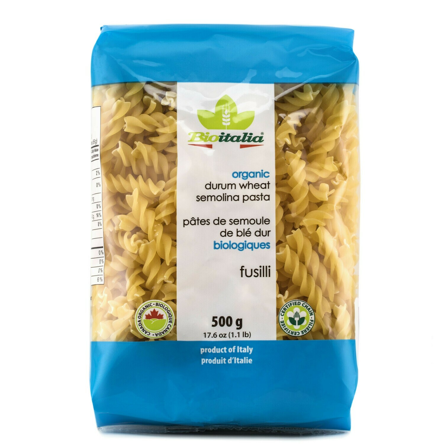 BIOITALIA Fusilli 500g BIOITALIA Fusilli 500g