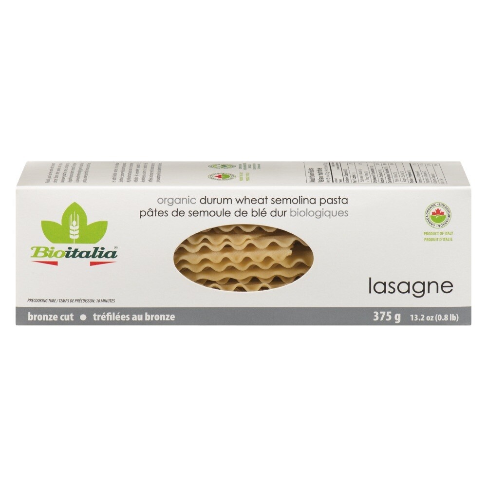BIOITALIA Lasagna Noodle 375g BIOITALIA Lasagna Noodle 375g