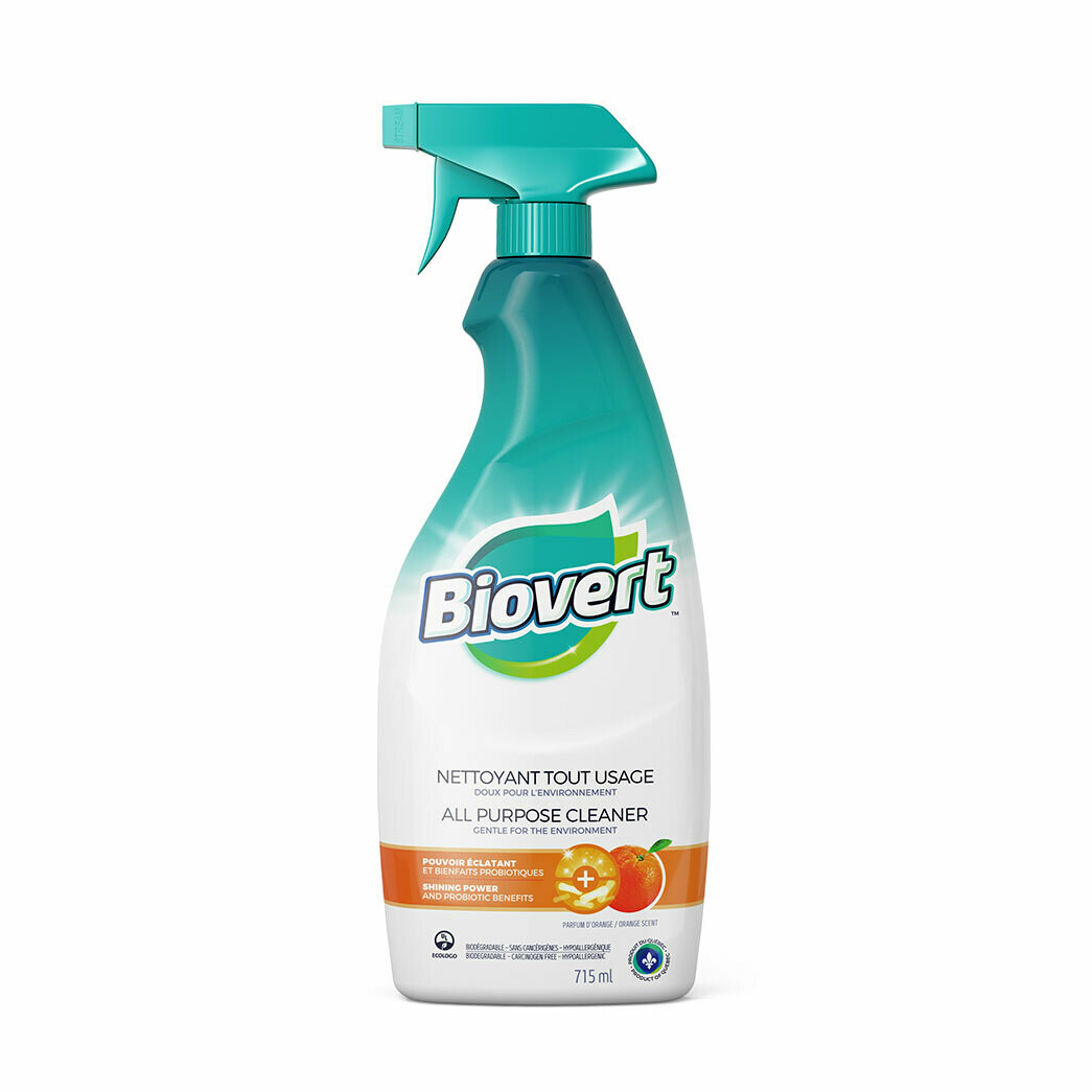 BIOVERT All Purpose Cleaner Orange 715mL BIOVERT All Purpose Cleaner Orange 715mL