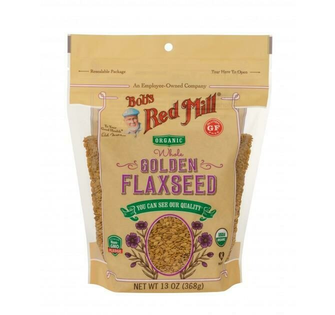 BOBS RED MILL Whole Golden Flaxseed ORGANIC 368g BOBS RED MILL Whole Golden Flaxseed ORGANIC 368g