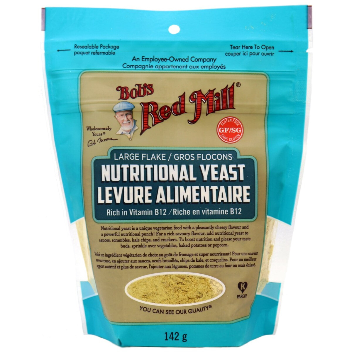 BOBS RED MILL Nutritional Yeast 142g BOBS RED MILL Nutritional Yeast 142g