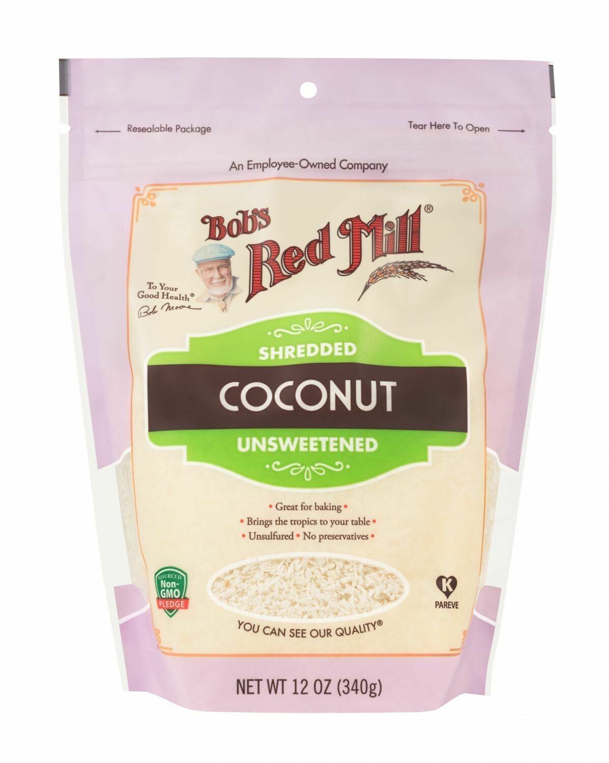 BOBS RED MILL Shredded Coconut 340g BOBS RED MILL Shredded Coconut 340g