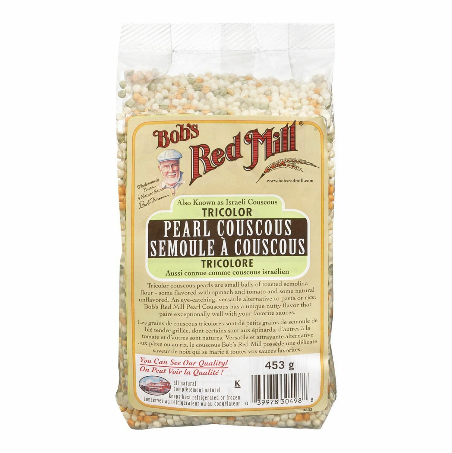 BOBS RED MILL Tri Col Couscous 453g BOBS RED MILL Tri Col Couscous 453g