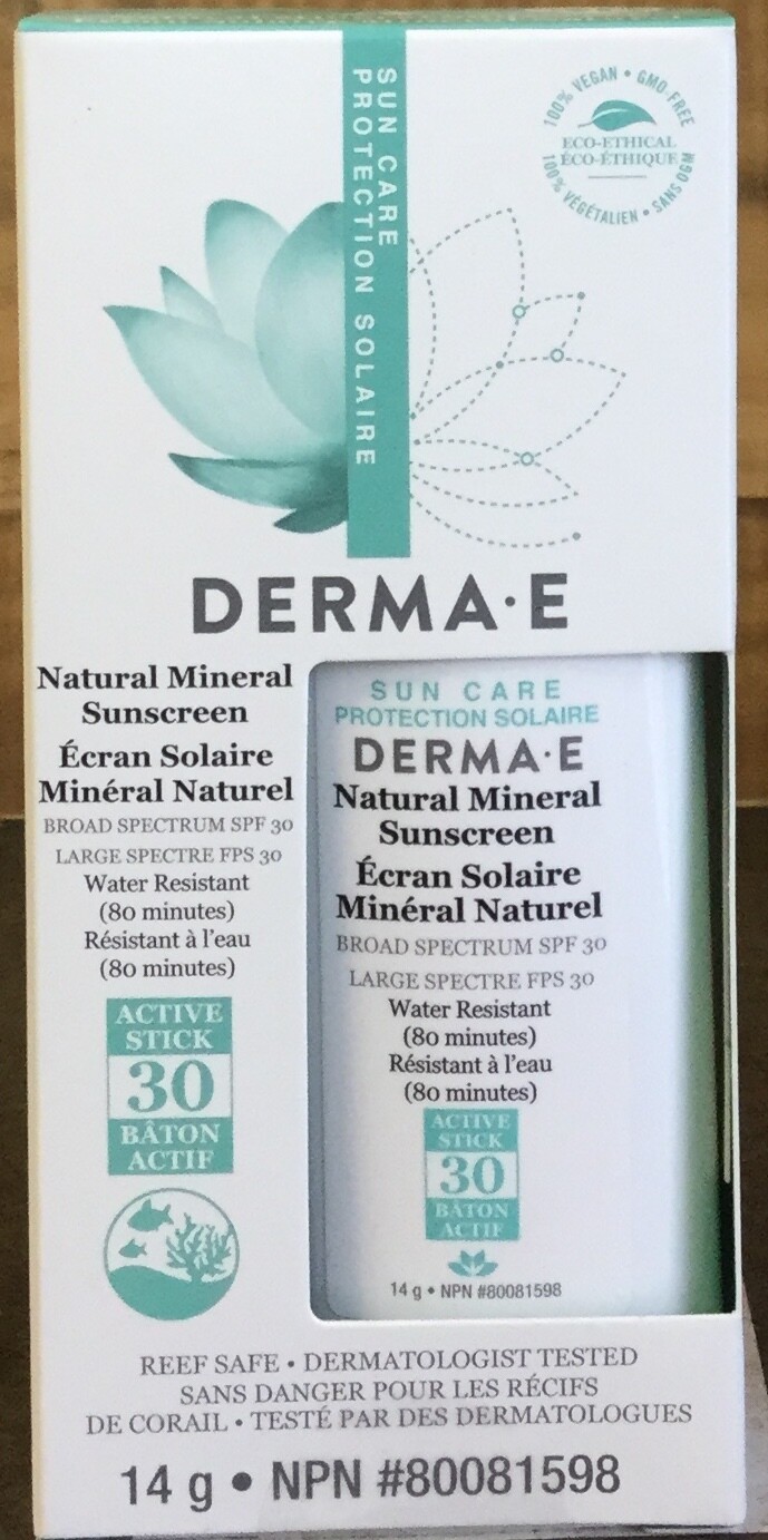 DERMA-E Natural Sunscreen 14g DERMA-E Natural Sunscreen 14g