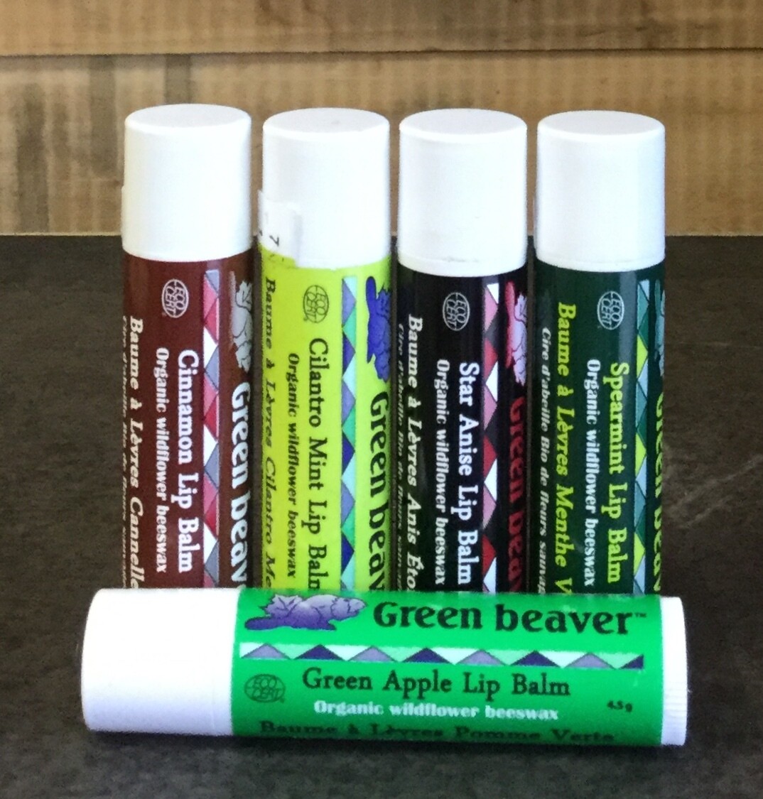 GREEN BEAVER LIP BALMS GREEN BEAVER LIP BALMS